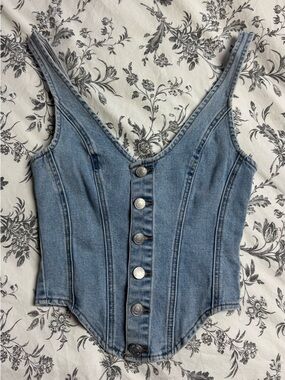 Meshki Denim Top